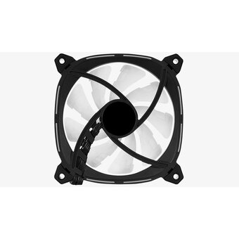  Вентилятор Aerocool Astro 12 F, ARGB 120x120x25mm черный 6-pin 17.5dB Ret 