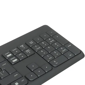  Комплект клавиатура+мышь Logitech MK235 (920-007949) беспроводной серый 