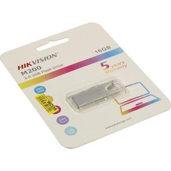  USB-флешка Hiksemi HS-USB-M200/16G USB2.0 16Gb серебристый 