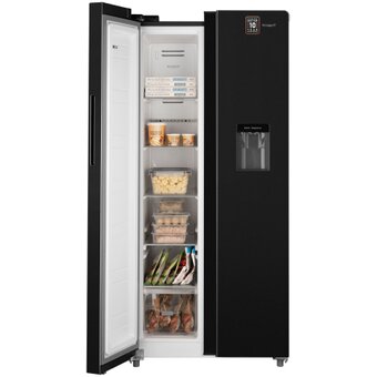  Холодильник Weissgauff WSBS 600 XB NoFrost Inverter Water Dispenser 