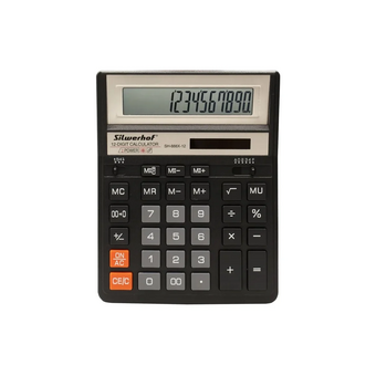  Калькулятор Silwerhof SH-888X-16 черный 