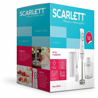  Блендер SCARLETT SC-HB42F07 White 