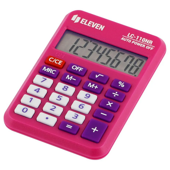 Калькулятор ELEVEN LC-110NR розовый 