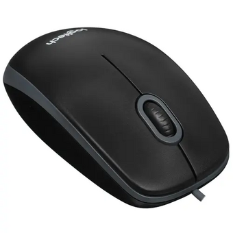  Комплект клавиатура+мышь проводные Logitech MK120 black (920-002589) с кириллицей 