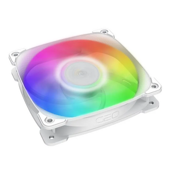  Вентилятор Geometric Future Squama 2501W (1F2501W112000) Single Pack / 120mm, 2000 RPM, 80.81 CFM, 34.2 dBA, 5V ARGB, White 