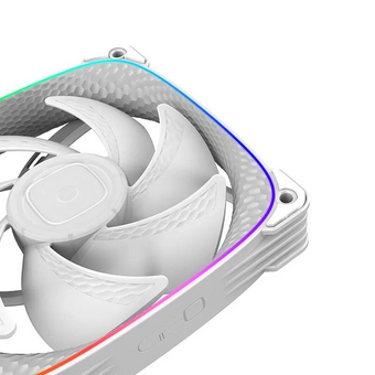  Комплект вентиляторов Geometric Future Squama 2503W (1F2503W312001) Triple Pack / 120mm, 2000 RPM, 69.11 CFM, 29.0 dBA, 5V ARGB, White 