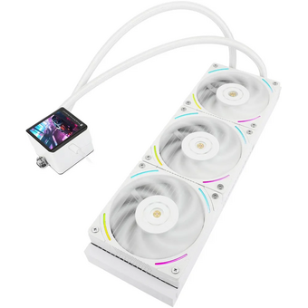  СВО Thermalright Frozen Vision 360 ARGB (F-Vision-360-WH) Soc-AM5/AM4/1151/1200/2066/2011/1700 белый 4-pin 28dB Al LCD Ret 
