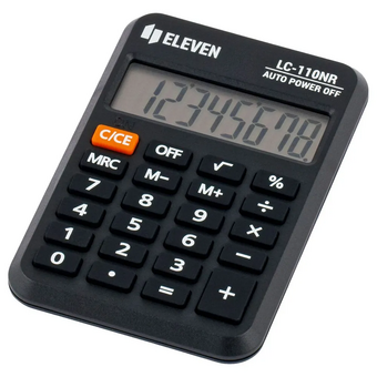  Калькулятор ELEVEN LC-110NR черный 