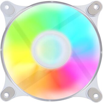  Вентилятор GMNG GG-CF120FRGB3-PWMWH RGB 120x120x25mm белый 4-pin 20-28dB 109gr Ret 
