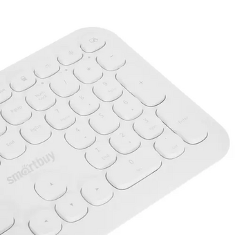  Комплект Smartbuy 666395 белый SBC-666395AG-W клавиатура + мышь мультимедийный 