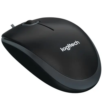  Комплект клавиатура+мышь проводные Logitech MK120 black (920-002589) с кириллицей 