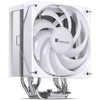  Кулер JONSBO CR-1000 Evo Color White LGA1700/1200/115X/AM5/AM4 (TDP 220W, PWM, 120mm Dynamic Multi-Color LED Fan, 4 тепловые трубки, белый) 