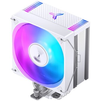  Кулер JONSBO CR-1000 Evo Color White LGA1700/1200/115X/AM5/AM4 (TDP 220W, PWM, 120mm Dynamic Multi-Color LED Fan, 4 тепловые трубки, белый) 