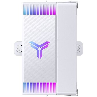  Кулер JONSBO CR-1000 Evo Color White LGA1700/1200/115X/AM5/AM4 (TDP 220W, PWM, 120mm Dynamic Multi-Color LED Fan, 4 тепловые трубки, белый) 