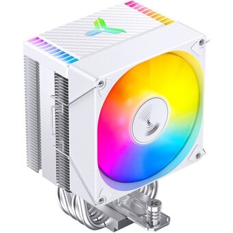  Кулер JONSBO CR-1400 Evo ARGB White LGA1700/1200/115X/AM5/AM4 (TDP 180W, PWM, 92mm ARGB Fan, 4 тепловые трубки, 4-pin, белый) Retail 