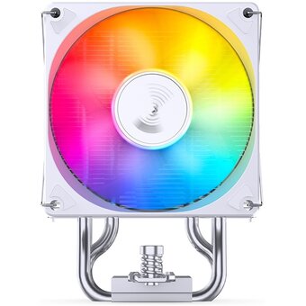  Кулер JONSBO CR-1400 Evo ARGB White LGA1700/1200/115X/AM5/AM4 (TDP 180W, PWM, 92mm ARGB Fan, 4 тепловые трубки, 4-pin, белый) Retail 