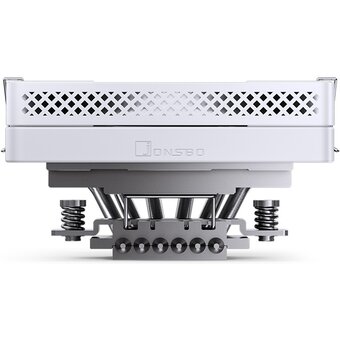  Кулер JONSBO HP-600 White LGA1700/1200/115X/AM5/AM4 низкопрофильный 66мм (TDP 210W, PWM, 120mm ARGB Fan, 6 тепловые трубок, белый, 4-pin) Re 