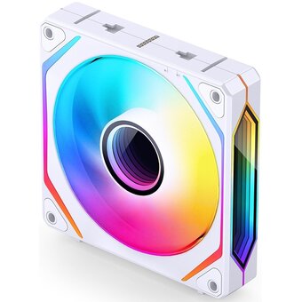  Вентилятор JONSBO ZL-120WR(3 in 1) White 120х120х25мм Reverse (ARGB LED, 800-1800об/мин, белый) Retail 