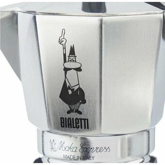  Кофеварка Bialetti Moka Express 1168 серебристый 