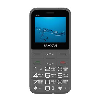  Мобильный телефон MAXVI B231 Grey 