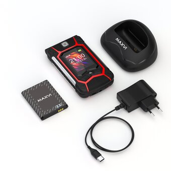  Мобильный телефон MAXVI E10ds Red 