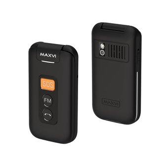  Мобильный телефон MAXVI E5 up Black 