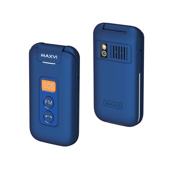  Мобильный телефон MAXVI E5 up Blue 
