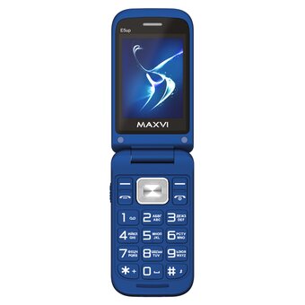  Мобильный телефон MAXVI E5 up Blue 