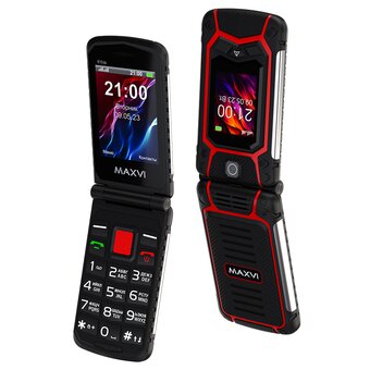  Мобильный телефон MAXVI E10ds Red 