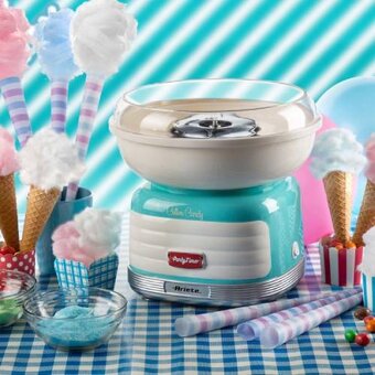  Прибор для приготовления сахарной ваты Ariete 2973/01 Party Time бирюзовый 
