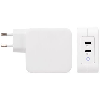  Адаптер питания TOPON TOP-GaN-100W, 5-20В, 5A, 100Вт, универсальный, белый 