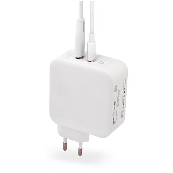  Адаптер питания TOPON TOP-GaN-100W, 5-20В, 5A, 100Вт, универсальный, белый 