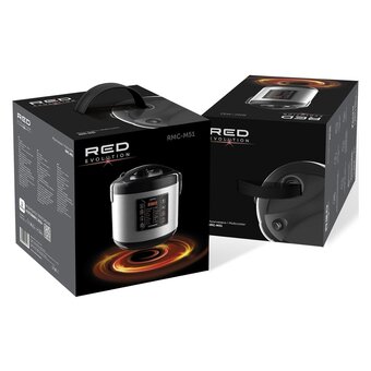 Мультиварка RED SOLUTION RMC-M51 серебристый/черный 