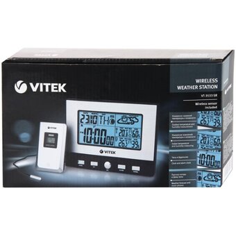  Погодная станция Vitek VT-3533 серебристый 
