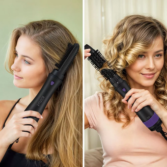  Фен-щетка KitFort КТ-3236-1 фиолетовый и черный 