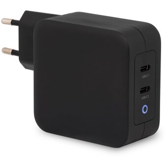  Адаптер питания TOPON TOP-GaN-100WB, 5-20В, 5A, 100Вт, универсальный, черный 
