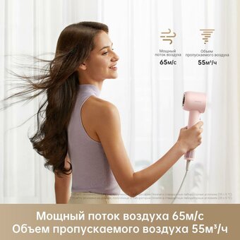  Фен Dreame Hair Gleam AHD12A Hair Dryer Pink 