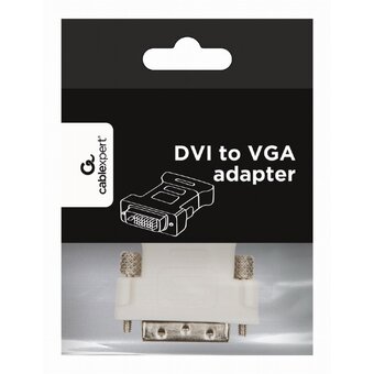 Конвертер Cablexpert A-DVI-VGA DVI-I (папа) - D-SUB/VGA (мама), белый 