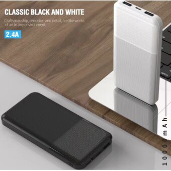  Аккумулятор внешний резервный TOPOMAX TPB-N10 10000mAh черный 