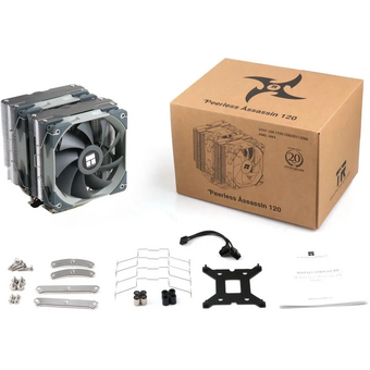  Кулер Thermalright Peerless Assassin 120 (PA120) Soc-AM5/AM4/1151/1200/1700 4-pin 25.6dB Al+Cu 750gr Ret 
