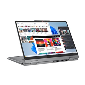  Ноутбук-трансформер Lenovo IdeaPad 5 14AHP9 (83DR005PRK) 14", 2024, OLED, R7 8845HS, 8 ядер, 16ГБ LPDDR5x, 1ТБ SSD, AMD Radeon 780M, без ОС серый 