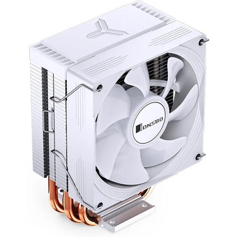  Кулер JONSBO CR-1300 Evo White LGA1700/1200/115X/AM5/AM4 (TDP 160W, PWM, 90mm Dynamic Multi-Color LED Fan, 4 тепловые трубки, белый, 4-pin) 