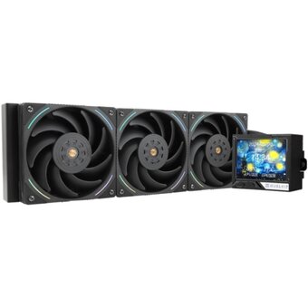 СВО Thermalright Mjolnir Vision 360 ARGB (M-Vision-360-BL-ARGB) Soc-AM5/AM4/1151/1200/2066/2011/1700 черный 4-pin 27dB Al LCD Ret 