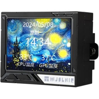 СВО Thermalright Mjolnir Vision 360 ARGB (M-Vision-360-BL-ARGB) Soc-AM5/AM4/1151/1200/2066/2011/1700 черный 4-pin 27dB Al LCD Ret 
