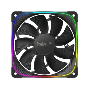  Вентилятор Geometric Future Squama 2503RB (1F2503R112001) Single Pack / 120mm, 2000 RPM, 69.11 CFM, 30.92 dBA, 5V ARGB, Black, Reverse 
