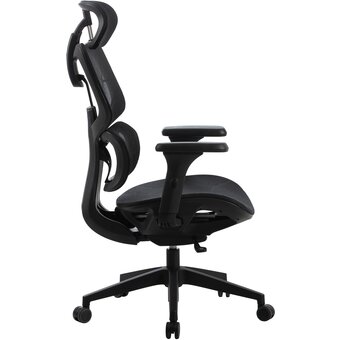  Кресло Cactus CS-MC555-BK черный сетка с подголов. крестов. пластик 