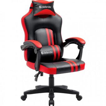  Кресло игровое DEFENDER Mercury (64320) Black/Red 