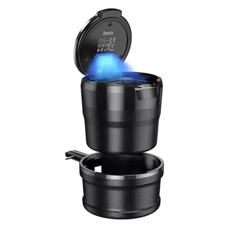  Автомобильная пепельница HOCO ZP11 Delta car ashtray черный 