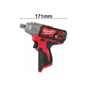  Гайковёрт импульсный Milwaukee M12 BIW12-0 (4933447134) без АКБ и ЗУ 