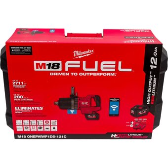  Гайковёрт Milwaukee M18 ONEFHIWF1DS-121C One-Key Fuel 1'' (4933472072) АКБ+ЗУ уд 